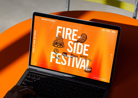 Bringing Fireside Festival to life through a refreshed visual identity